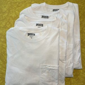 5 x Duluth Longtail T Pocket White